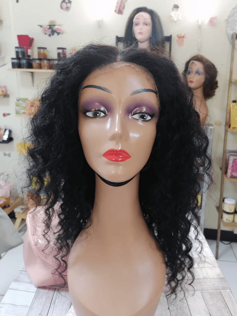 Perruque Ondine — Boucles noires · longueur mi-dos — Beauty's House